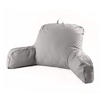 Lumbar Support Cushion Therapeutic Reading Pillow with PP Cotton Great as Backrest for Books or Gaming (Color : Gray)