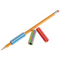 U.S. Toy Lot of 12 Assorted Color Striped Pencil Pen Grips