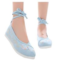 Women's Shoes Fish Embroidered Shoes Chinese Style Tradition Soft Bottom Casual Shoes
