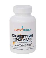 Supplyology- Digestive Enzyme (60 Capsules)- Probiotics-Break Down Sugars and Fats- MAKZYME-PRO