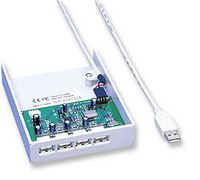 4 Port USB Front Bay Mount Hub