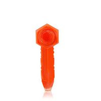 Waxmaid Ice Spoon Hand Pipe B046 Water Straw Pipe Small - (Orange Transparency)