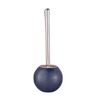 Frjjthchy Multipurpose Toilet Scrubber Set Durable Toilet Brush and Holder for Bathroom Storage (Blue)