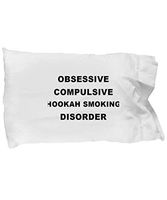 Hookah Smoking Gifts - Pillowcase for Hookah Smoking Hobbyists - Creative and Soft Pillow Case for Shisha Smoker - Appreciation Gift