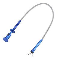 Collect Tools, LED Alloy 4 Claw Shaft Universal Magnet Lighting Multifunction Collect Tools for Pick-up Waste Overflow Sewer Cleaning