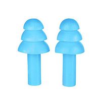 CShopping Reusable Silicone Ear Plugs, Waterproof, Comfortable Noise Reduction Earplugs,Suitable for Swimming, Learning,Concerts and Airplanes