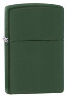 Zippo Pocket Lighter, Green Matte