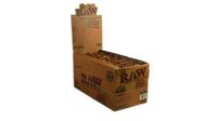 RAW Natural Unrefined 1.25 Cones Rolling Papers - 1 Container of 6 Cones