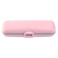 Artibetter Portable Pill Organizer Travel Pill Boxes Vitamin Container Holder (Pink)