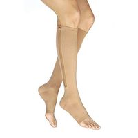 Jobst Vairox 30-40 mmHg Open Toe Knee High Support Sock with Zipper 11447 Size: Medium A Short