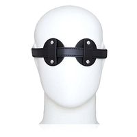 Briviee PU Leather Cool Blindfold Mask Eye Mask for Halloween Stage Props Kit for, Kit