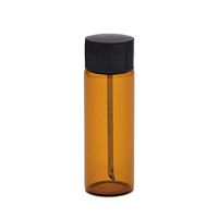 68mm Glass Snuff Snorter Bottle with Spoon Bullet Rocket Snorter Portable Pill Box Vial Mini Pill Container (1)