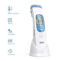 Roeam 2020 New Thermometer Forehead Thermometer Ear Thermometer 1-Second Accurate Reading Baby Adult Medical Digital LCD Ear Infrared IR Thermometer Measurement (Can be Vertical)