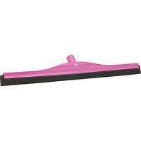 Vikan 77541 Fixed Head Squeegee, Foam Rubber, Polypropylene Frame, 24", Pink