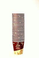 UniCup Plain Designed Hot disposable Paper Cups, for Water, Coffee or Tea -12oz/100 Pack