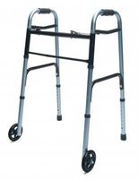 GF Health 716270B-2 ColorSelect Adult Walker with Wheels, Blue (Pack of 2)