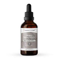 Tribal Tranquility Alcohol-Free, Glycerite Skullcap, Lemon Balm, Holy Basil, Reishi Mushroom, California Poppy, Valerian. Tincture Herbal Extract Nerve Calming Formula 4 OZ