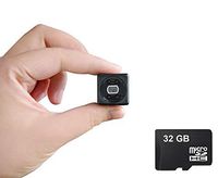 Mini Hidden Spy Security Camera by DENT Products, 32GB Micro SD Card, Magnetic, HD1080P, Small Tiny Hidden Spy Nanny Pet Dash Security Cam, Night Vision, Motion Detection, Loop Recording