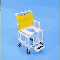 Shower Taxi Shower/Commode Chair - Yellow