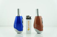 2X Zico (Original) Ergonomic Grip Refillable Butane Smooth Adjustable Jet Torch Flame Lighters with A Smiley Bonus Lighter