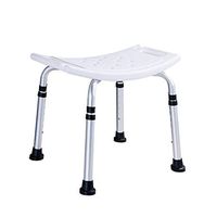Bathing Aid Shower Stool Bath Stool Bathroom Seat Durable Aluminum for Elderly Disabled Pregnant Woman Universal Bath Seat