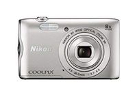 Nikon Coolpix 300 20MP Digital Camera (Silver) International Model No Warranty