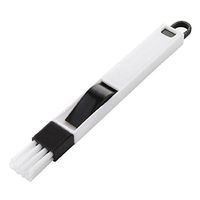 Two-in-one Cleaning Brush,Multifunctional Brush Ultra-thin laptop Cleaning Brush For Laptops|Notebooks|Window |Kitchen (White)