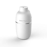 Smart Frog Portable USB Cool Mist Mini Air Humidifier USB Car Humidifier Cool Mist Humidifier 180ML Mini Air Humidifier Dual Mist Mode 91° Water Leakage Protection Home/Office/Travel/Hotel (White)