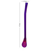 Sikye Multicolor Drinking Straws - Stainless Steel Straw for Drinking Yerba Mate Tea Gourd Bombilla Filter Spoon (A)