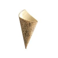 Bamboo Leaf Cone (Case of 100), PacknWood - Appetizer Holder Supplies (5 oz, 2.7" x 6.7" x 4.9") PK210BBCOB17
