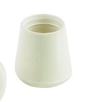 Shepherd Hardware 3216 1-1/4in. Rubber Leg Tips, White