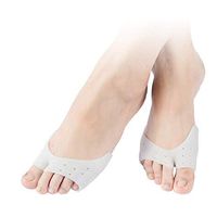 ZGYQGOO Big Toe Straightener,Correctors,Metatarsal Support, Forefoot Insoles,Forefoot Pads, Breathable Soft Gel, Best for Diabetic Feet, Callus, Blisters, Forefoot Pain