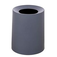 Trash Can Sleek Stylish Bathroom Trash Can Garbage Wastebasket Home or Office 8L - gray, 8L