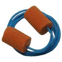 Radians FP61 Disposable Ear Plugs, Nylon Cord, 29NRR, Orange Foam