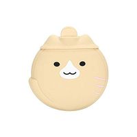 Water-Filled Silicone Warm Water Bag Explosion-Proof Cute Hand Warmer Mini Hand Warmer-Coffee Yellow