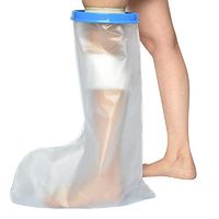 Lolicute Cast Wound Cover Protector Adult Leg Broke Waterproof Shower Bathing Water Out Waterproof Adult Leg Cast Cover for Shower Bath (Large)