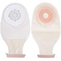 ZZLL 30 One-Piece Urostomy Bag/Drainable Pouches/Closure for Colostomy Ileostomy Stoma Care/with Measure Card/Cut-to-Fit 25-55Mm