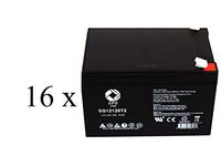 SPS Brand 12V 12Ah Replacement Battery for Altered Electric Skateboards M6 800 Green Machine (16 Pack)