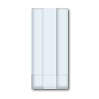 Jillson Roberts Bulk 100-Count Clear Cello Bags Available in 4 Sizes with Twist Ties, 3.5" x 7.5" x 2" Tiny