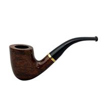 STEWARD no. 90 briar smooth brown bent tobacco smoking pipe