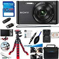 Sony DSC-W830 Digital Camera (Black) - Deal-Expo Essential Accessories Bundle