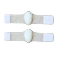 CHUANGLI Plantar Fasciitis Arch Support Brace with Foot Massage Nodes Plus Heel Spur Pain Relief Pads for Flat Feet White