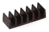 Aavid Thermalloy 501200B00 Heatsink, Passive, DIP 14/DIP 16, Straight, Extruded Epoxy, 0.73" L x 0.25" W x 0.19" H, Black (Pack of 10)