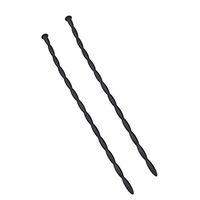 FUNZZY 8mm Urethrol Dilotion Sticks Silicone Cathater Pennis Plng Six Toy for Men 2 Pcs (Black)