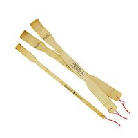 BambooMN 2 Pieces 17" Bamboo Backscratchers Plus Free Travel Size Back Scratcher