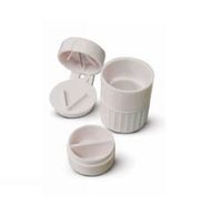 Pill Crusher/Splitter with Cup and Storage Compartment