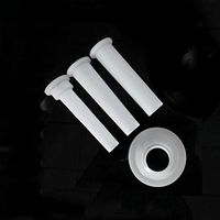 Fiesta 4Pc/Set 1lbs Food Grade Meat Grinder Filling Meat Tube Sausage Filling Handmade Meat Grinder Poultry Tool Set with 5.7cm Base: 5.7cm