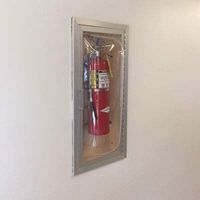 Fire Extinguisher Cabinet Bubble Cover Unbreakable (13-1/4 x 29-1/2)