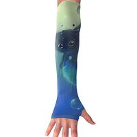QG ZZX Cat Watercolor Unisex Compression Arm Sleeves UV Protection Performance Arm Sleeve - for Outdoor Sports Baseball,Basketball,Football (1 Pair)