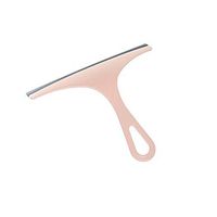 onestaring Mini Portable Glass Window Wiper Soap Cleaner Squeegee Bathroom Mirror Blade Brush Pink